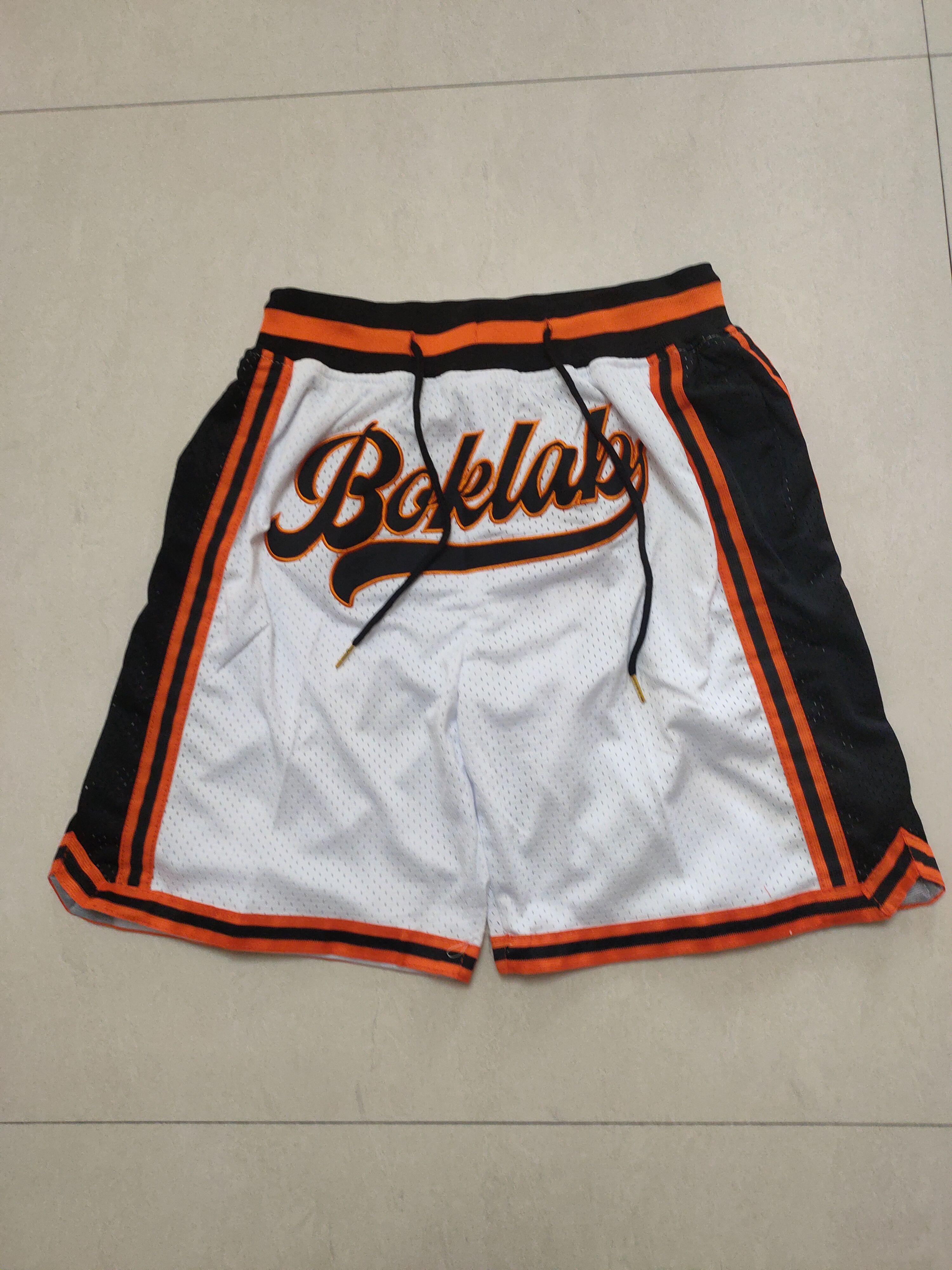 Men NBA White Shorts 202302182